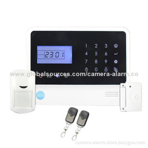 House wireless anti theft/burglar alarm, APP remotely controllers, SMS control